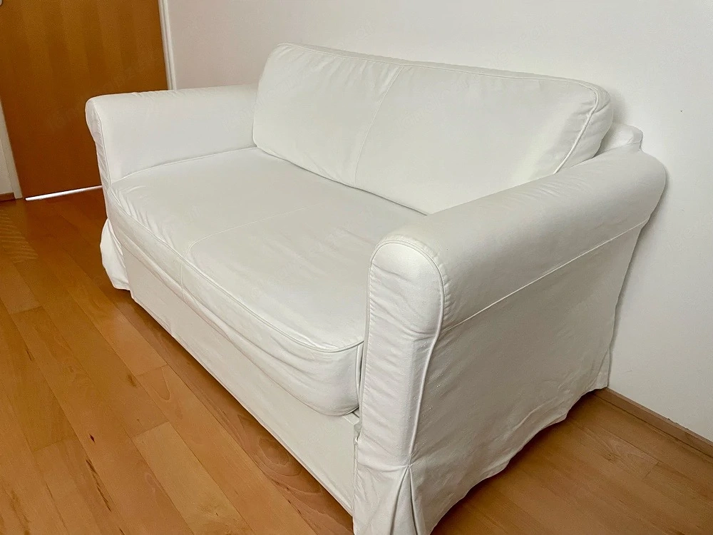 IKEA EKTORP 2er-Schlafsofa   Bettsofa   ausziehbar   weiß