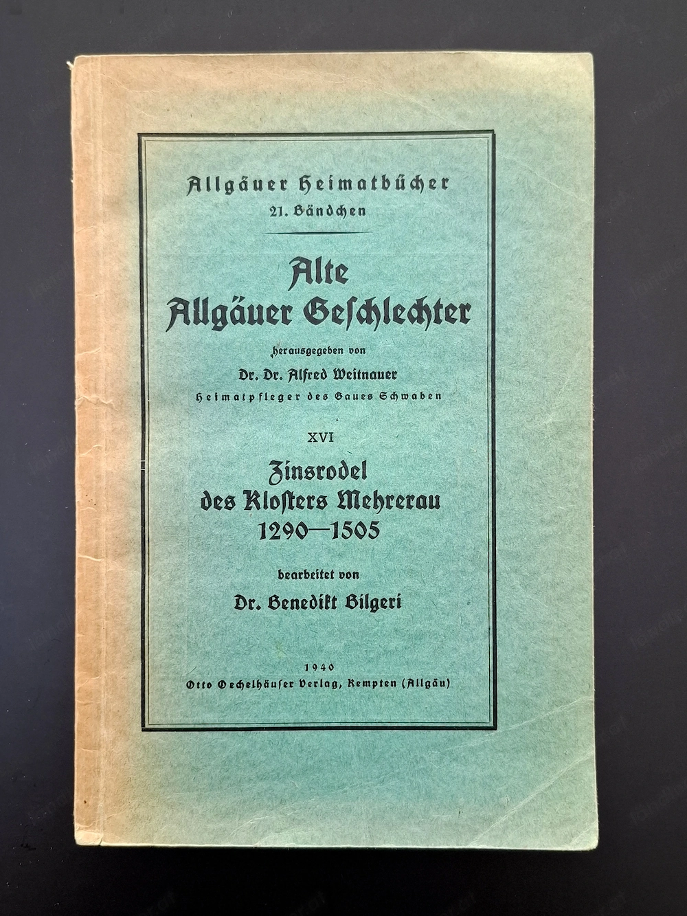 Alte Bücher vorarlberger Schriftsteller | Vorarlbergensien