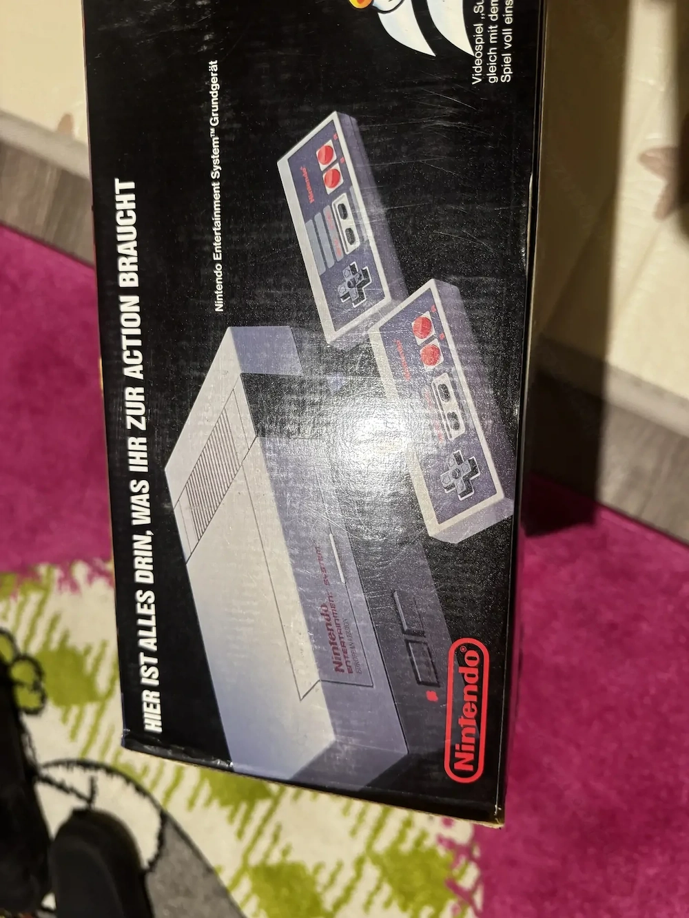 Nintendo NES Control Deck mit OVP   2 Controller   Super Mario Bros.