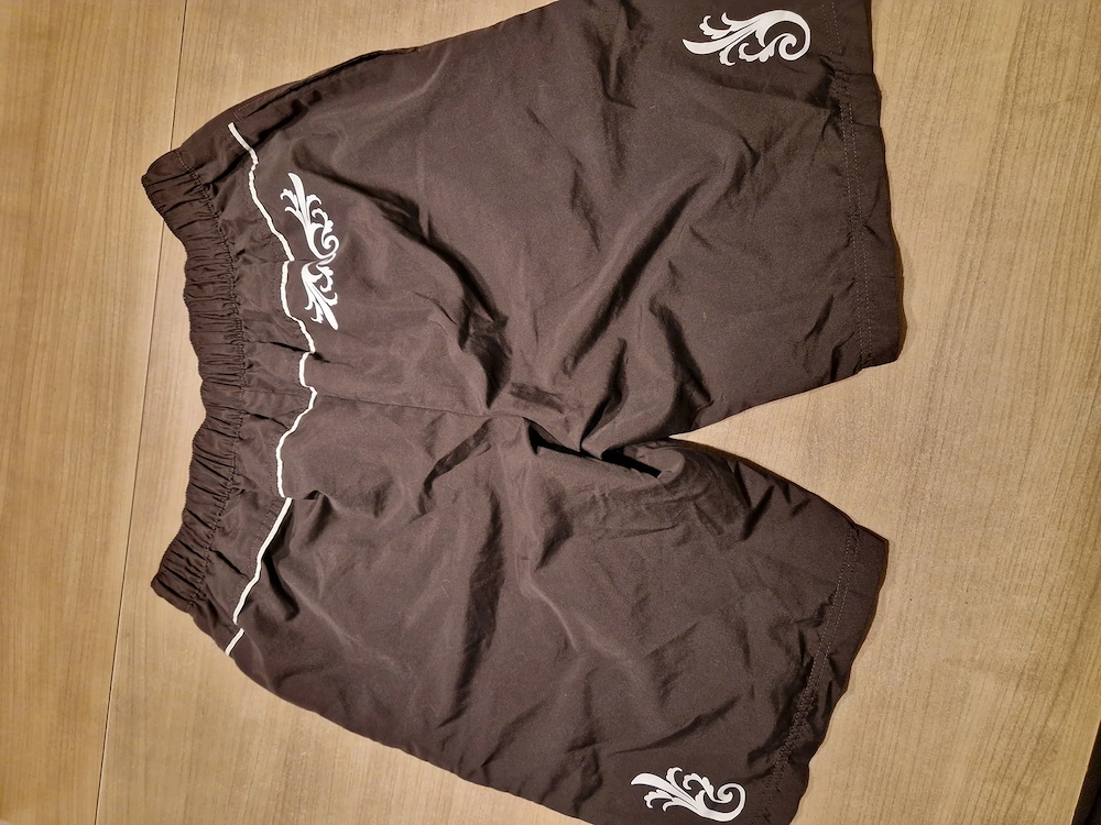 Badeshort Lederhosenoptik