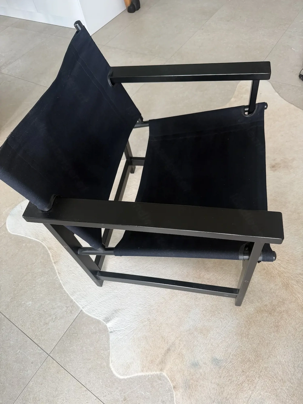 Stoff-Sessel schwarz