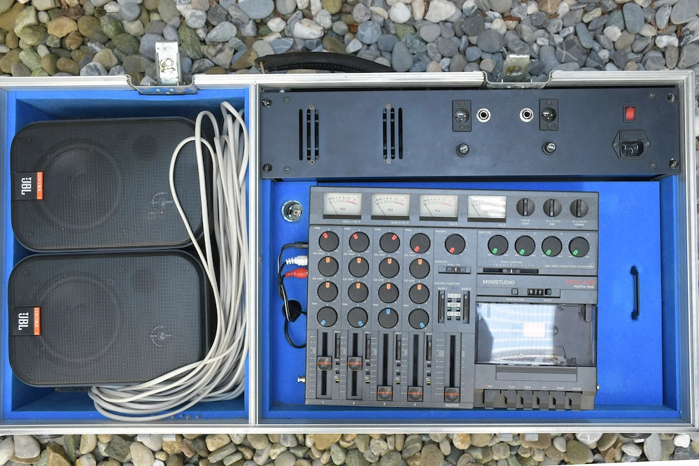 4 Spur Cassetten Recorder mit Verstärker