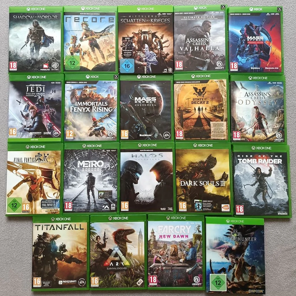 19 Stk. Xbox One   Series X Spielesammlung
