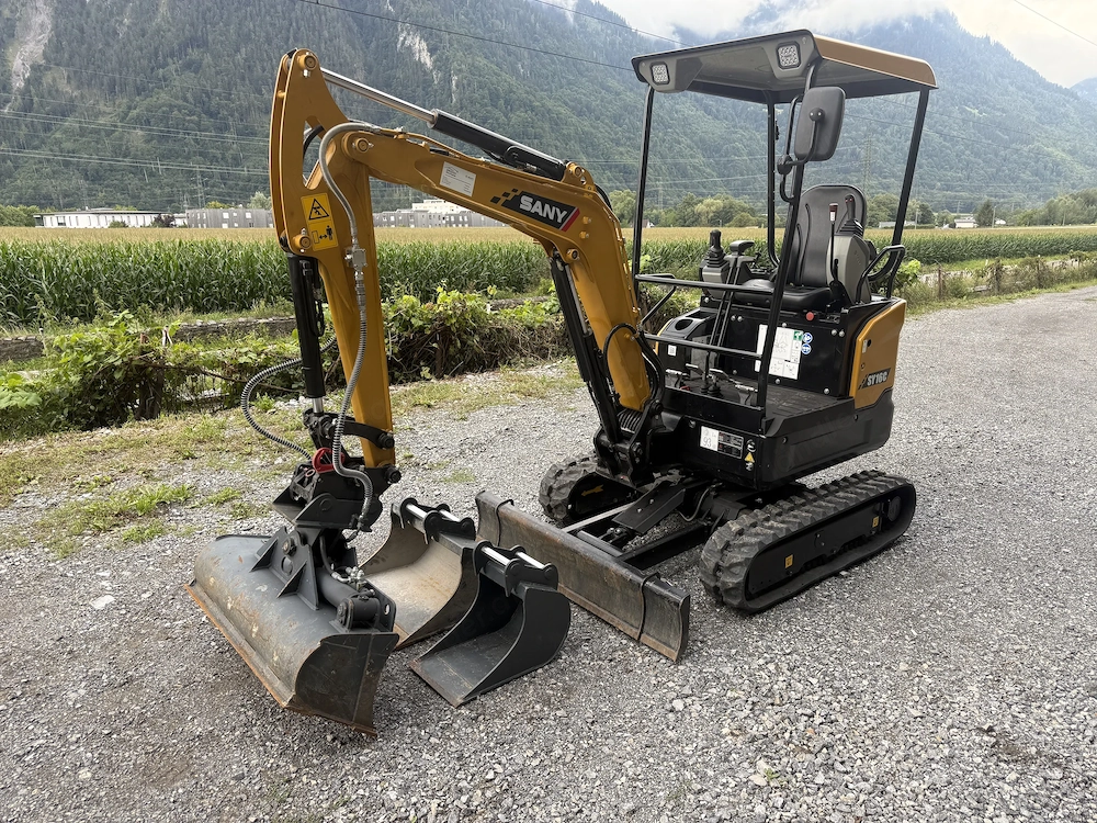 Minibagger Bagger Sany SY16C