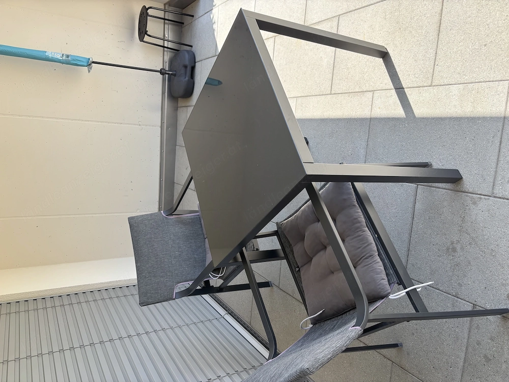 Garten Tisch mit 2. Stühlen für Balkon 