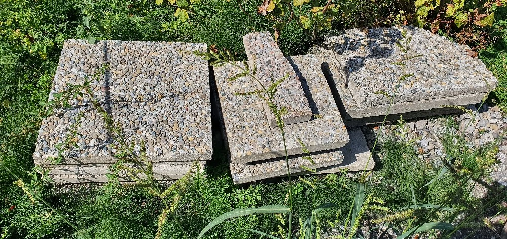Waschbetonplatten