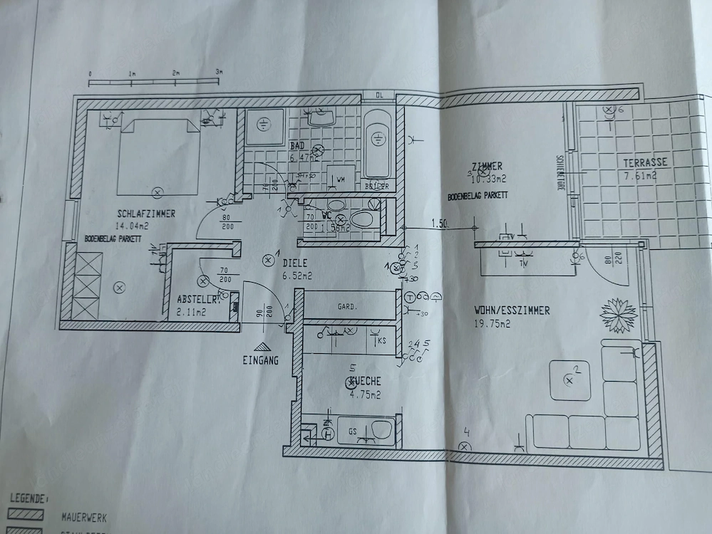 3 Zimmer. Gartenwohnung in Dornbirn 