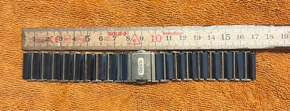 Rado Jubile  Diastar Ceramic Gold Armband 22 mm breit 