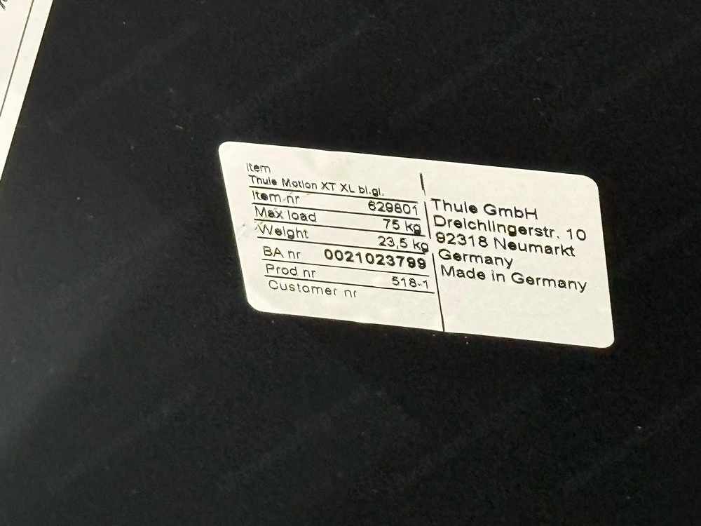 Dachbox Thule Motion XT XL