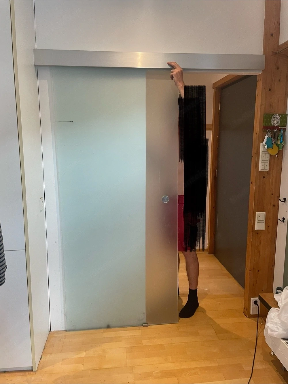 Schiebetür aus Glas