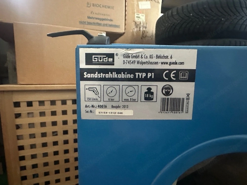 Güde Sandstrahlbox
