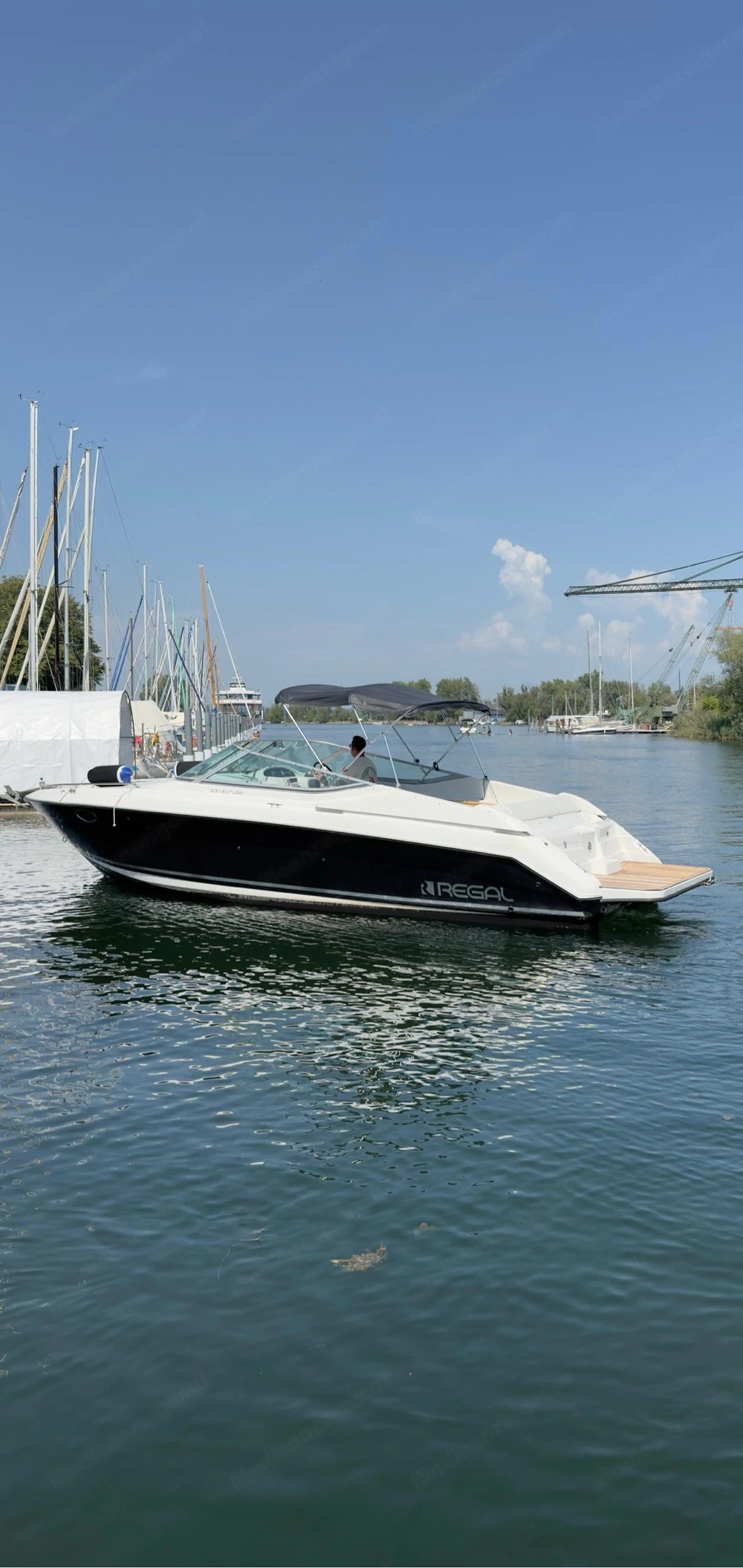 Motorboot Regal Ventura mit Bodenseezulassung