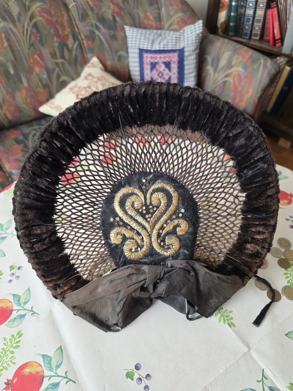 Trachten Haube alt Dornbirner Tracht