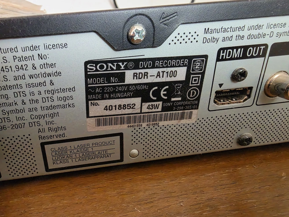 Sony DVD Festplattenspeicher 160 GB verhandelbar 