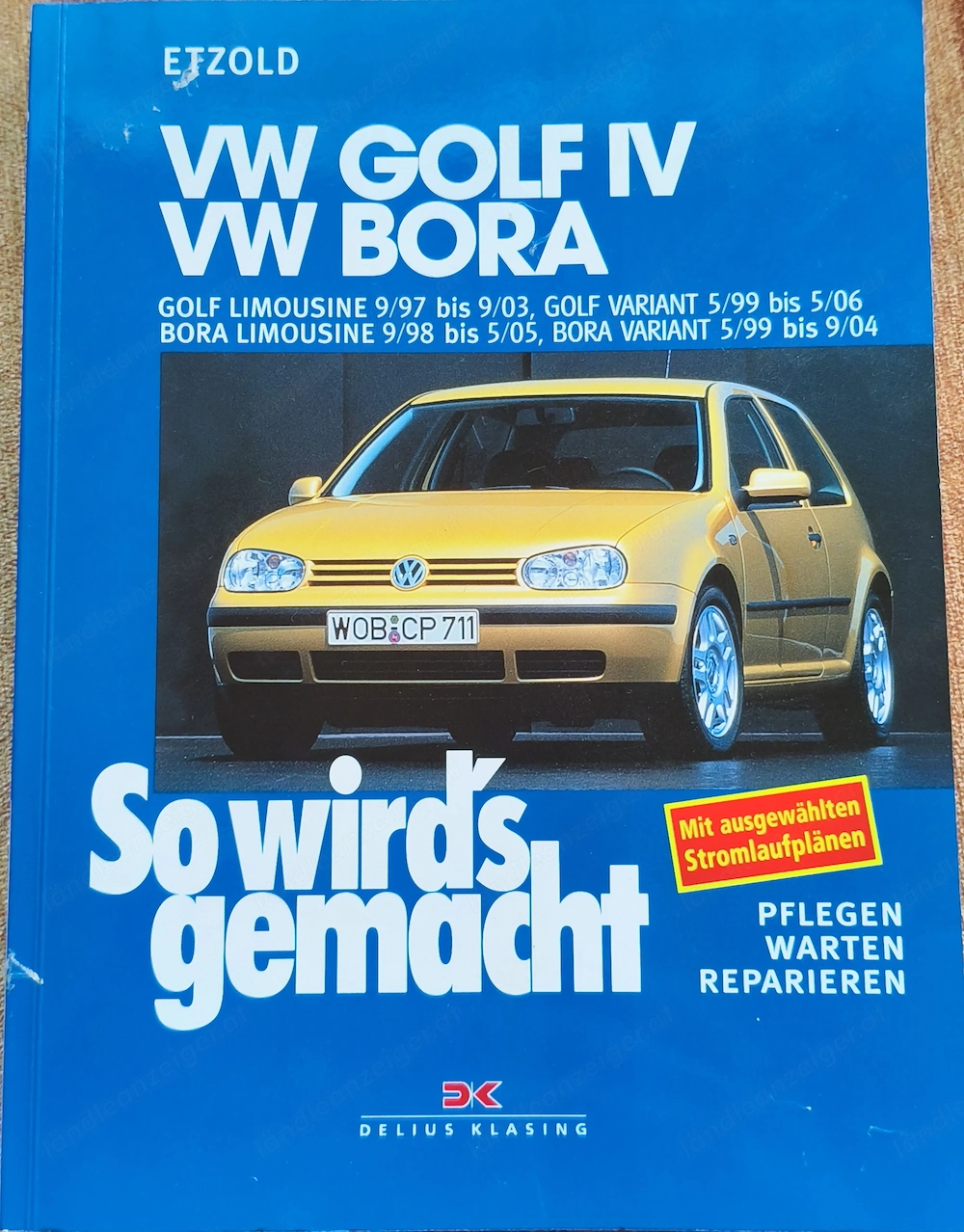 Handbuch VW Golf 4 VW Bora Benzin 