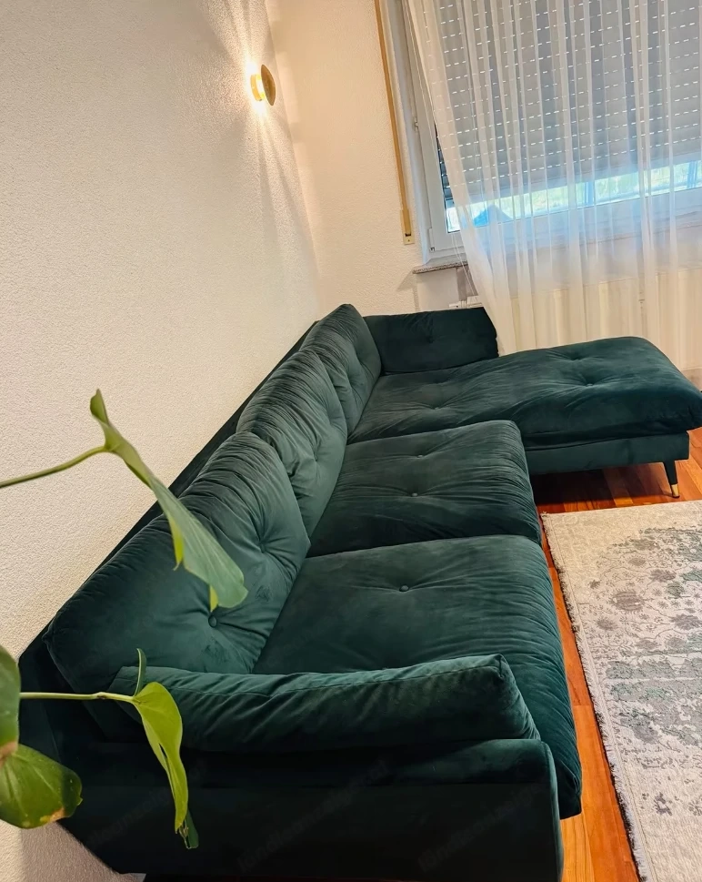 Sofa mit Recamiere   guter gebrauchter Zustand