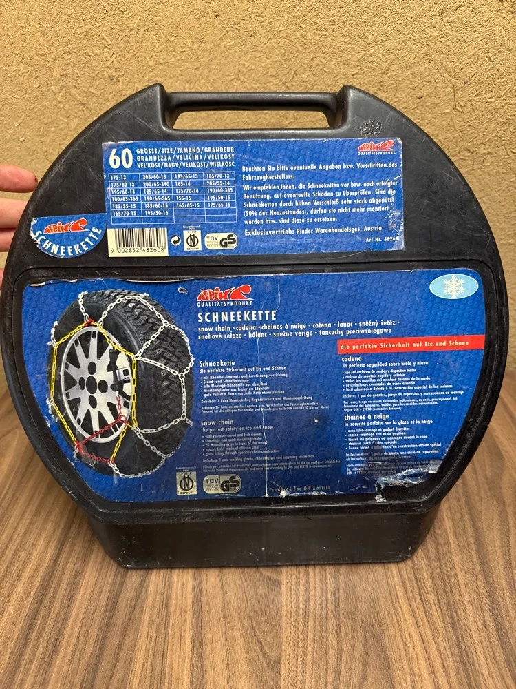 Schneeketten APINO Größe 60   im Koffer   TÜV GS