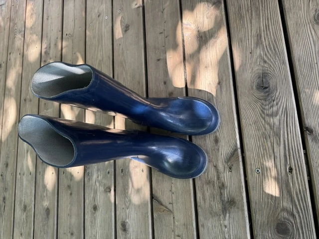 Gummistiefel blau