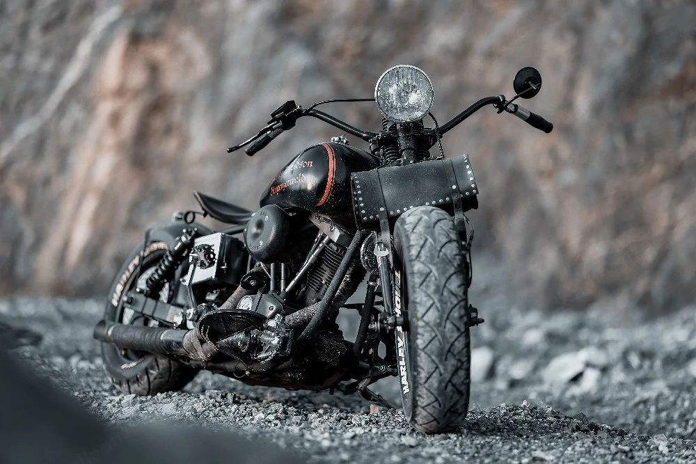 Harley-Davidson FXR 1340 Shovelhead   Custom Bobber, Einzelgenehmigung, Rarität