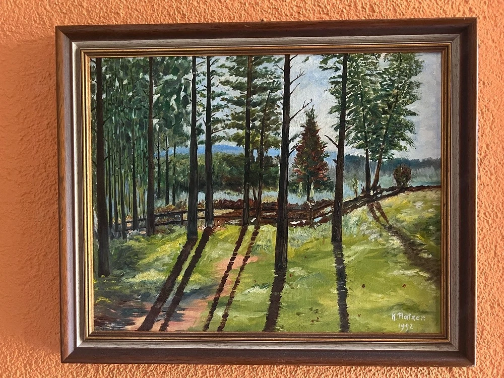 Aquarellbilder mit Rahmen