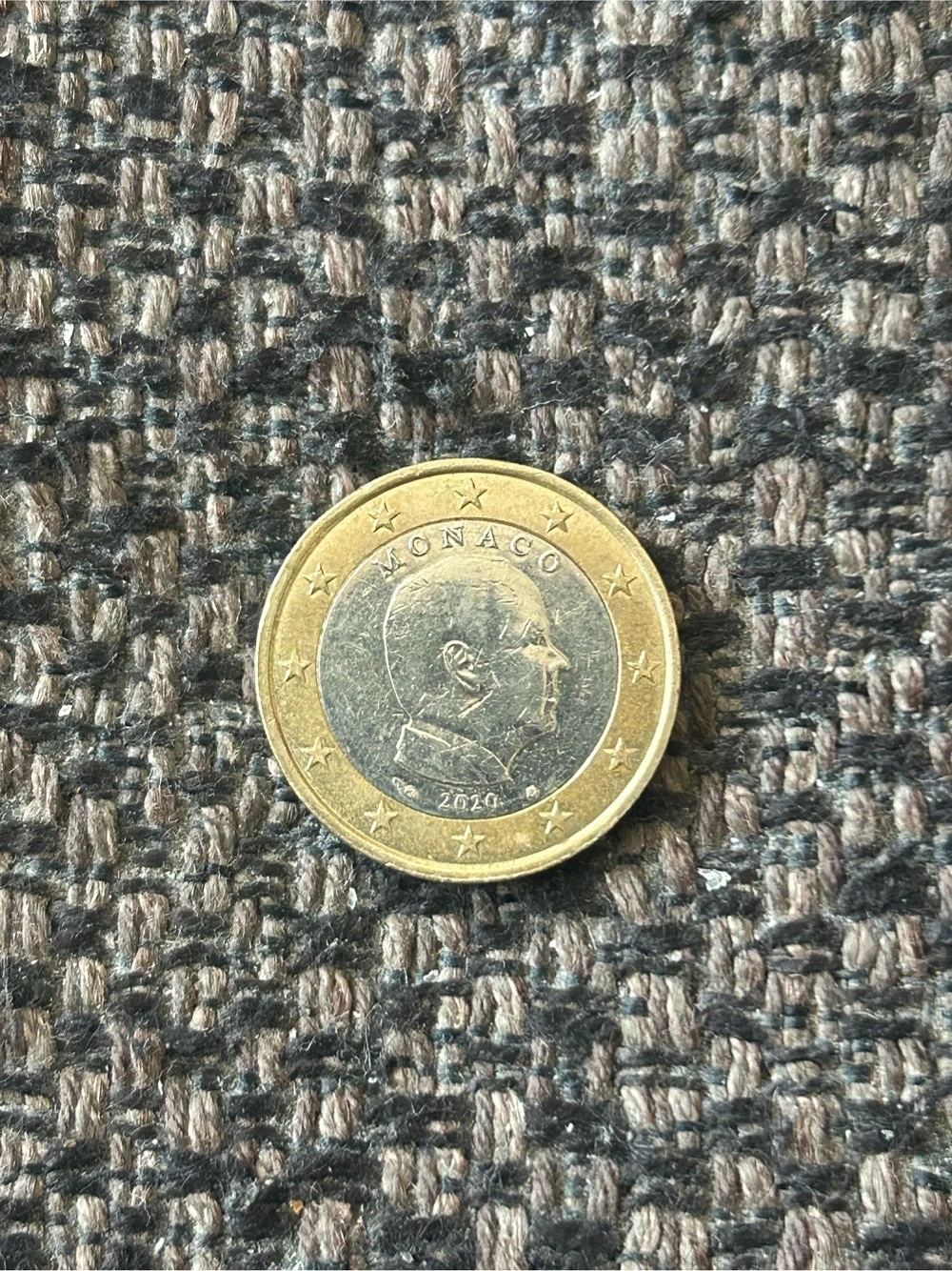 1 Euro Umlaufmünze Monaco 2020