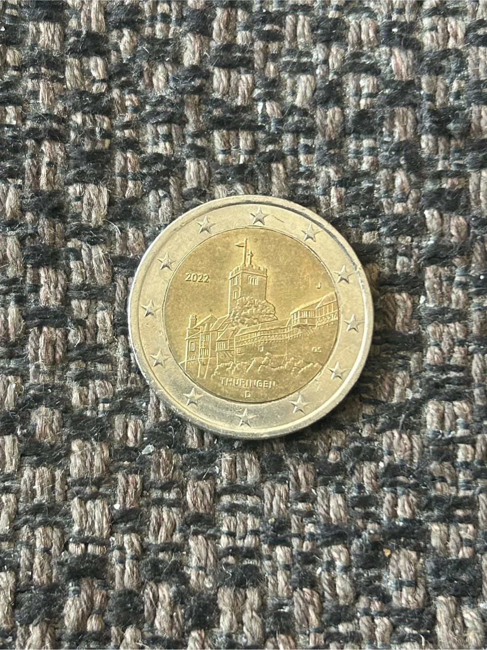 2 Euro Umlaufmünze Deutschland 2022-J