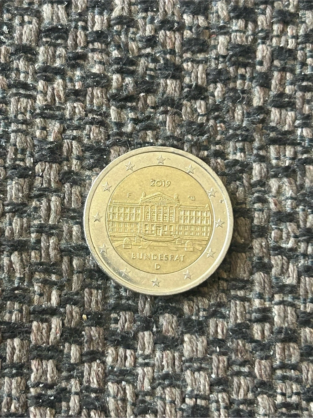 2 Euro Umlaufmünze Deutschland 2019-F