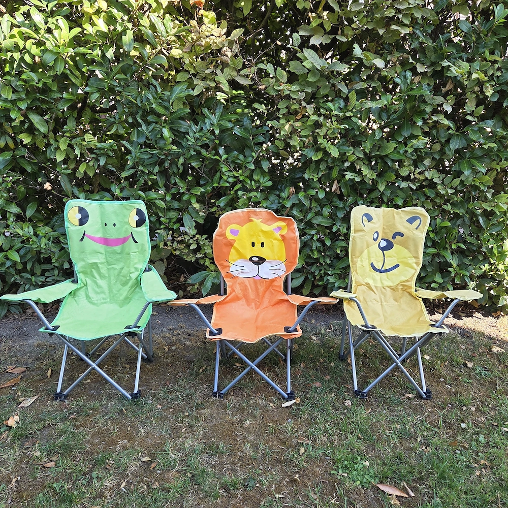 3 Kindercampingstühle