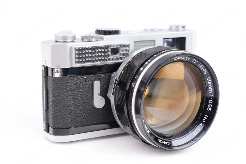 Canon 50mm f 0.95 TV Objektiv mit Canon 7