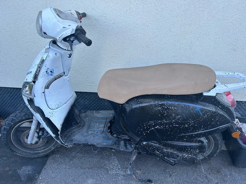 Unfall Moped