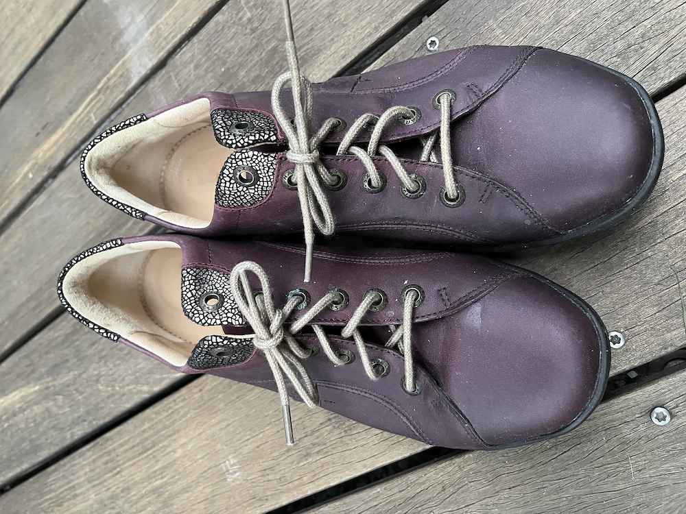 Camper Halbschuhe in bordeaux