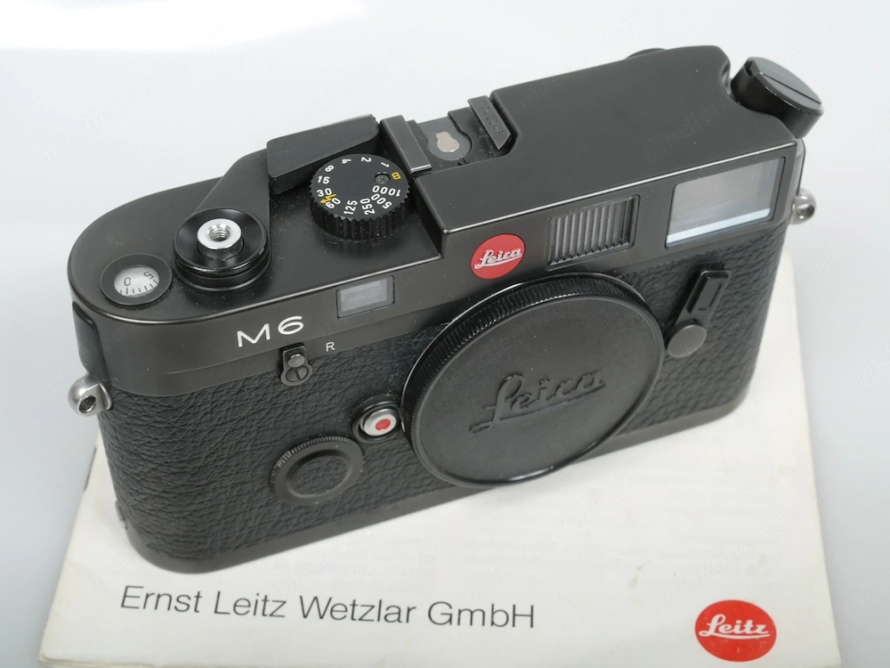 Leica M6 Kamera, schwarz