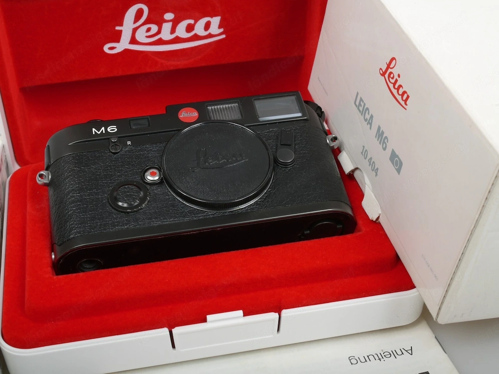 Leica M6 Kamera, schwarz