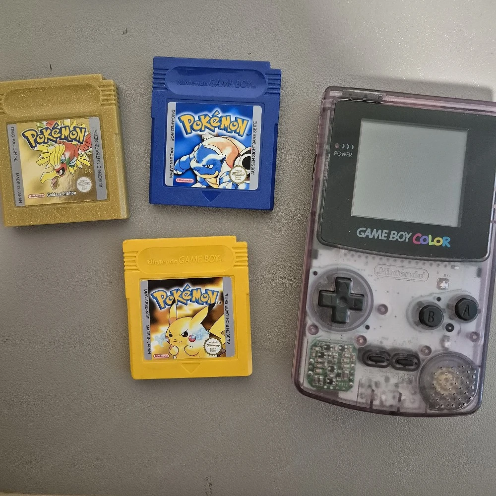 Gameboy Color und Pokemon Spiele