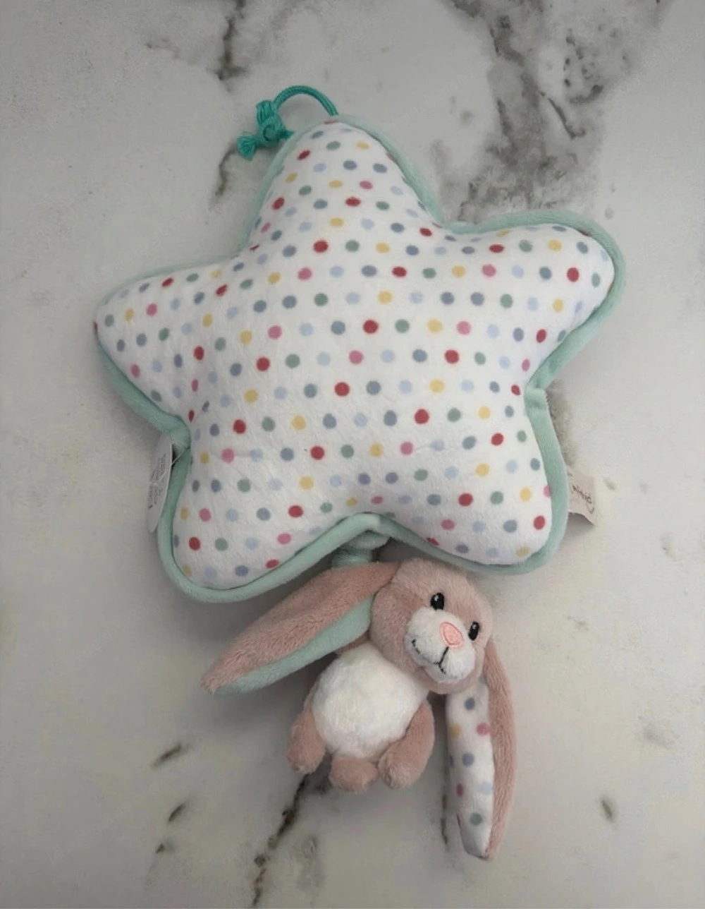 Spieluhr Stern mit Hase