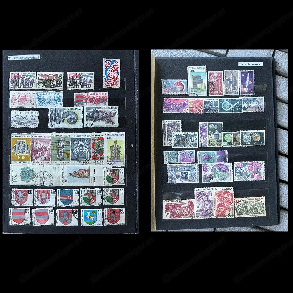 Briefmarkensammlung Tschechoslowakei 1918-1970er Jahre 