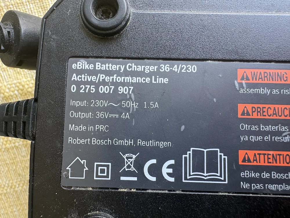 Bosch E-Bike Ladegerät 4A