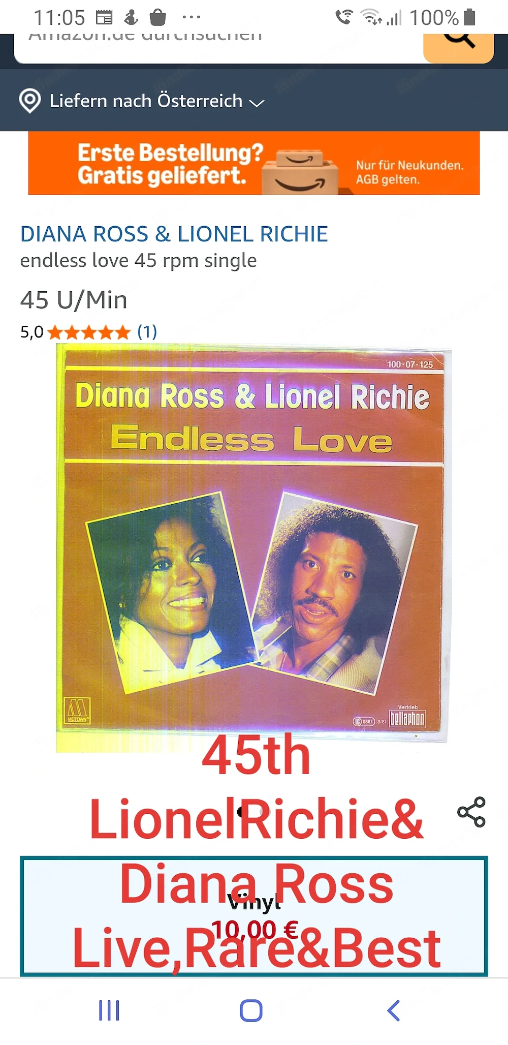 LionelRichie&DianaRoss45thAZ AbbaZappa Uvm.