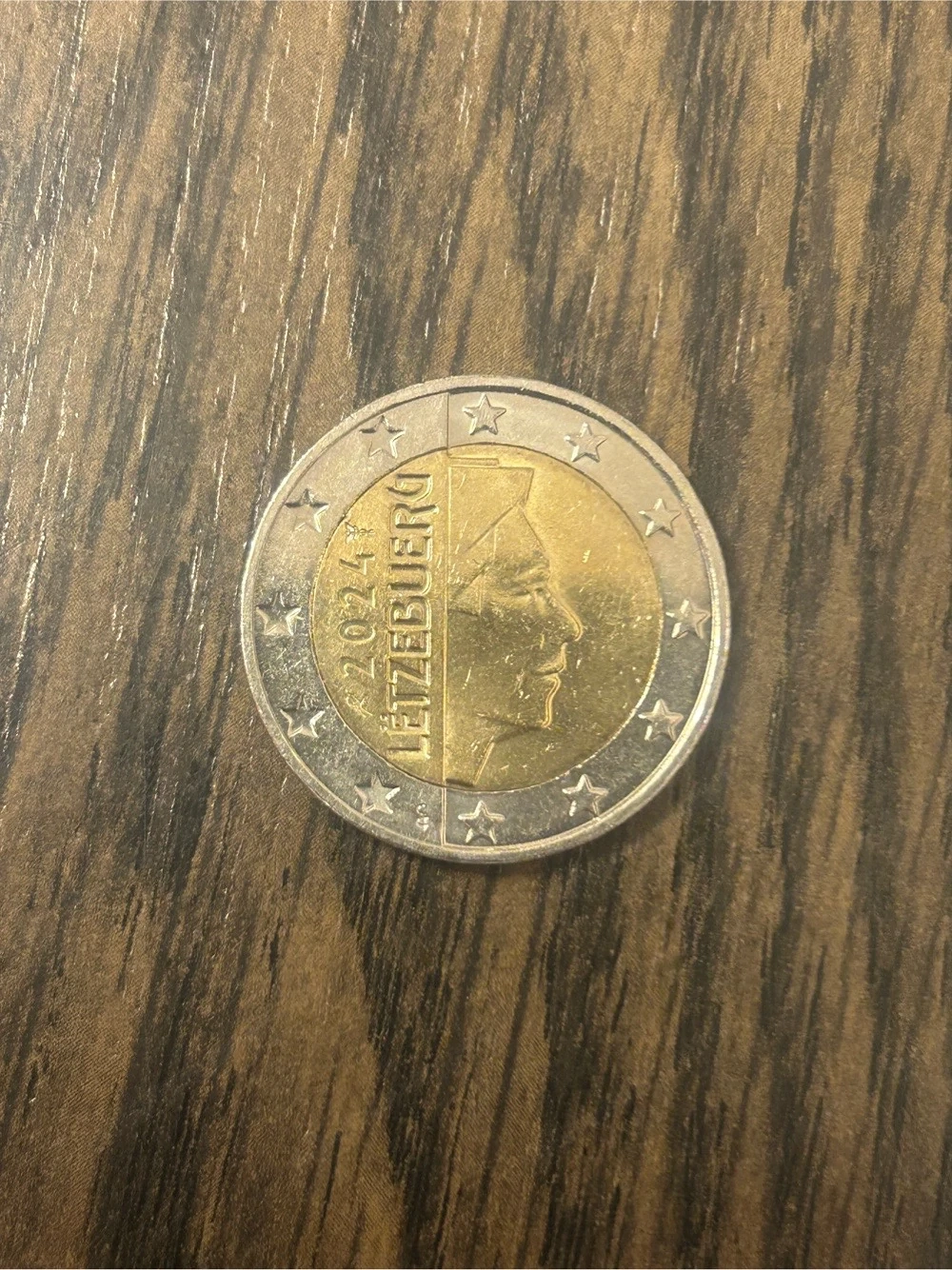 2 Euro Umlaufmünze Luxemburg 2024