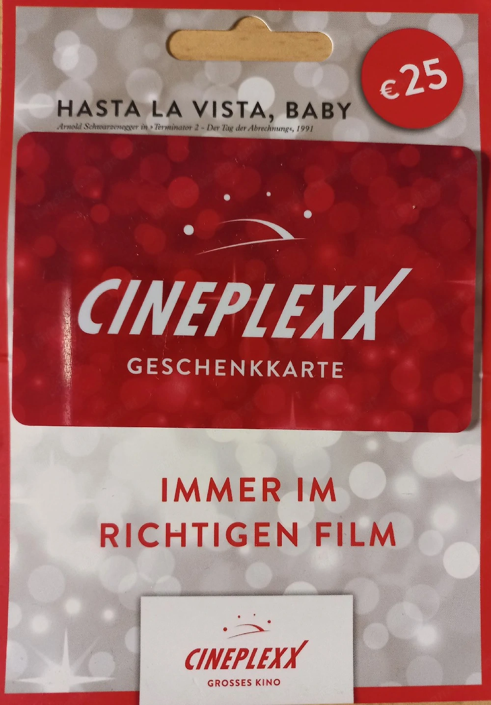Kino Geschenkkarte 25 