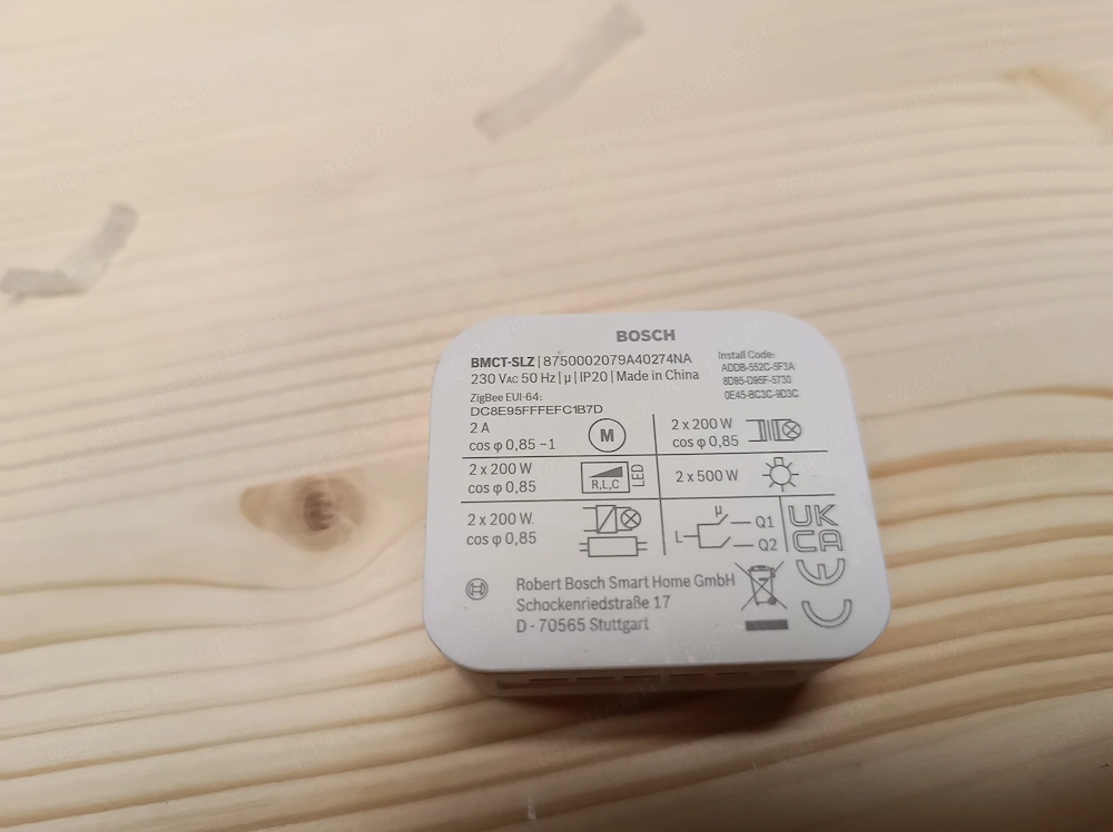 Bosch BMCT-SLZ Licht Rollladen  ZigBee Home Assistant NEU OVP