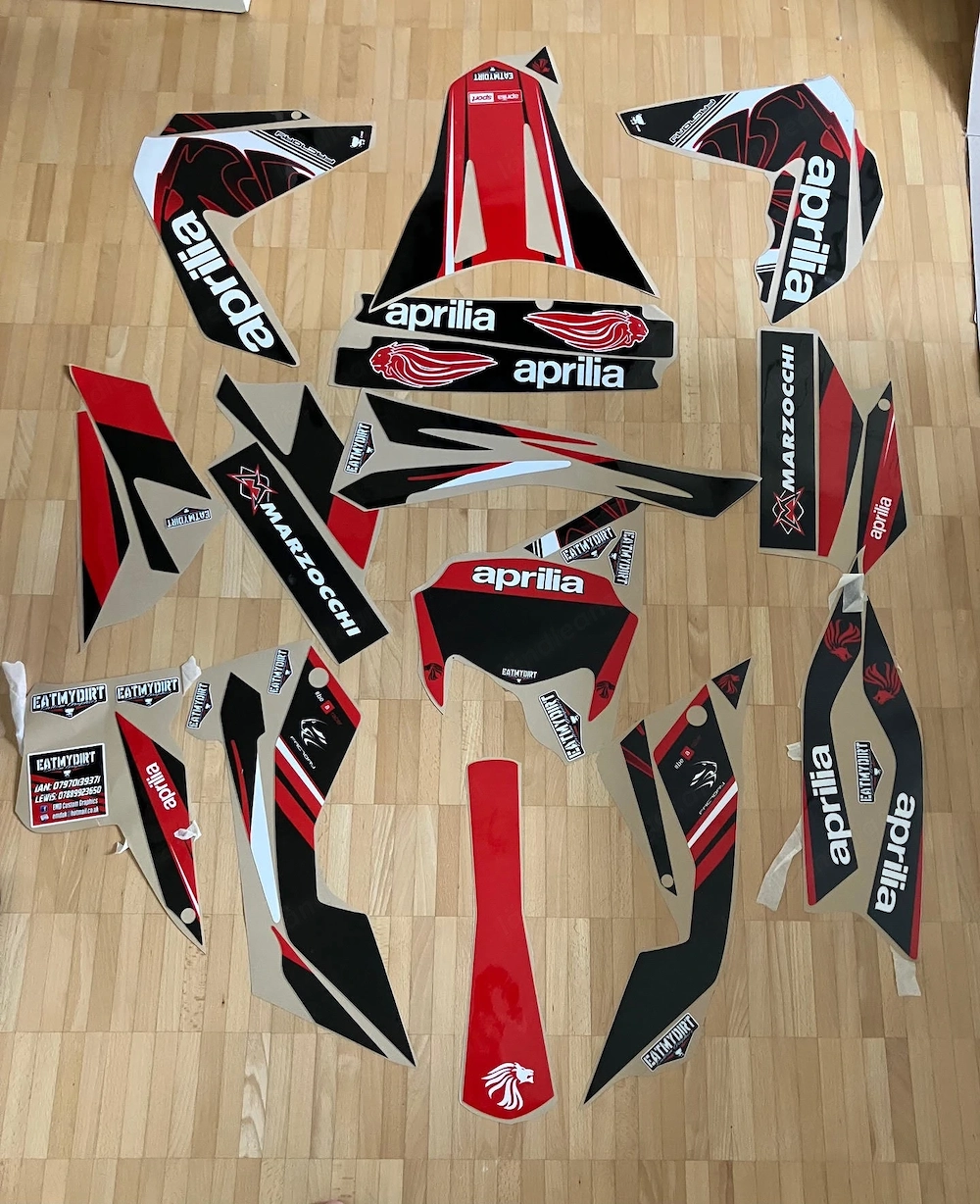 Aprilia SX50  Aufkleber. 2011-2017
