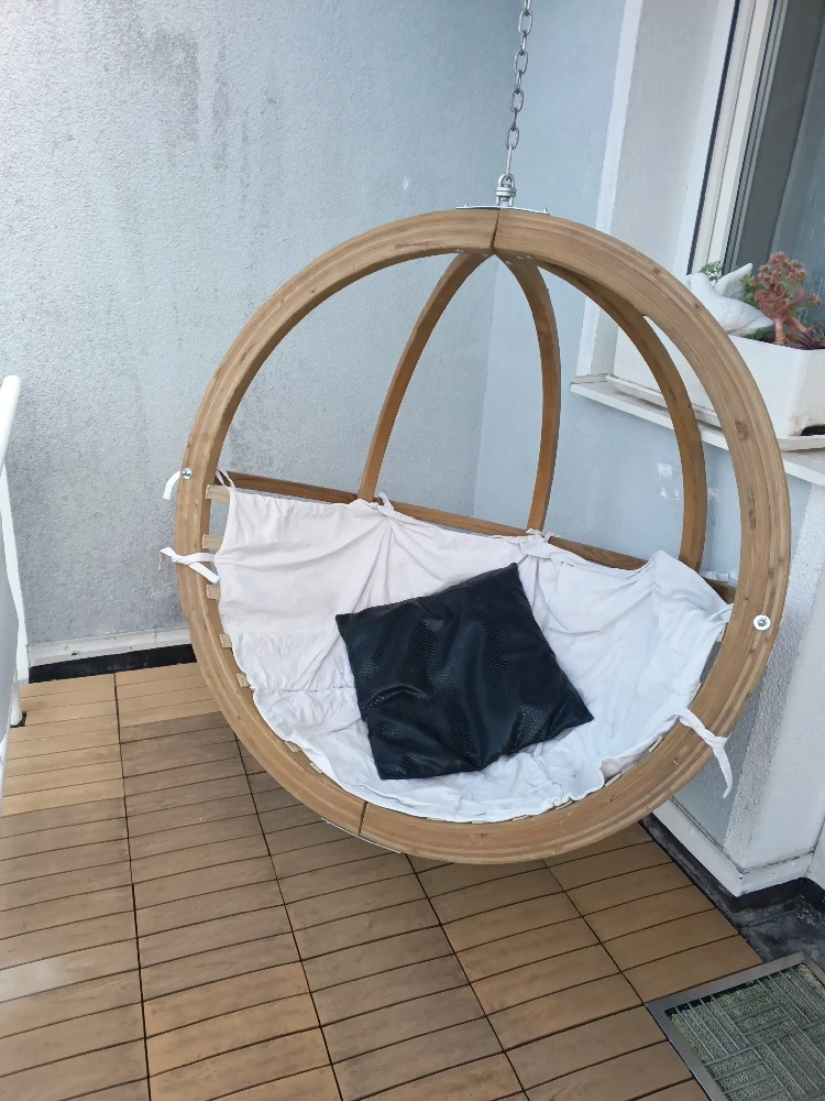 Rustikaler Hängesessel 120 d