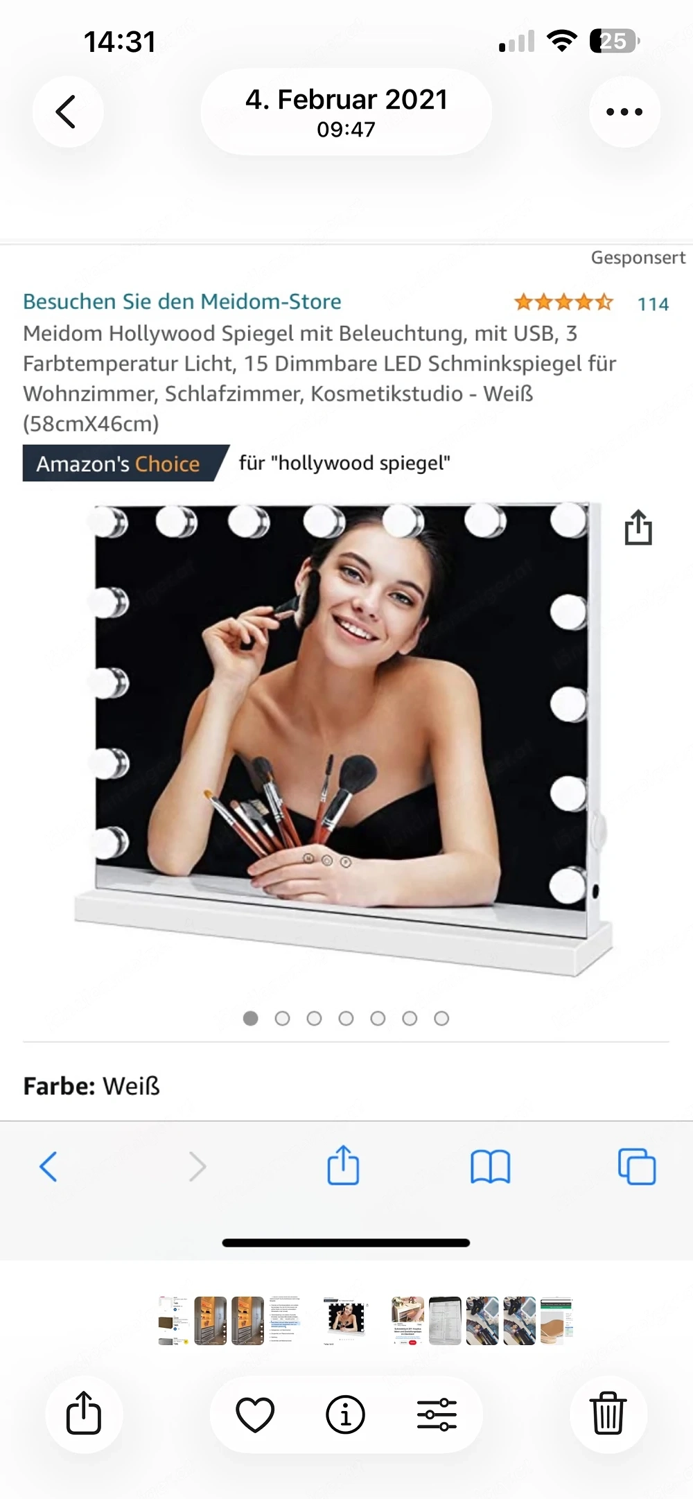 Schminkspiegel