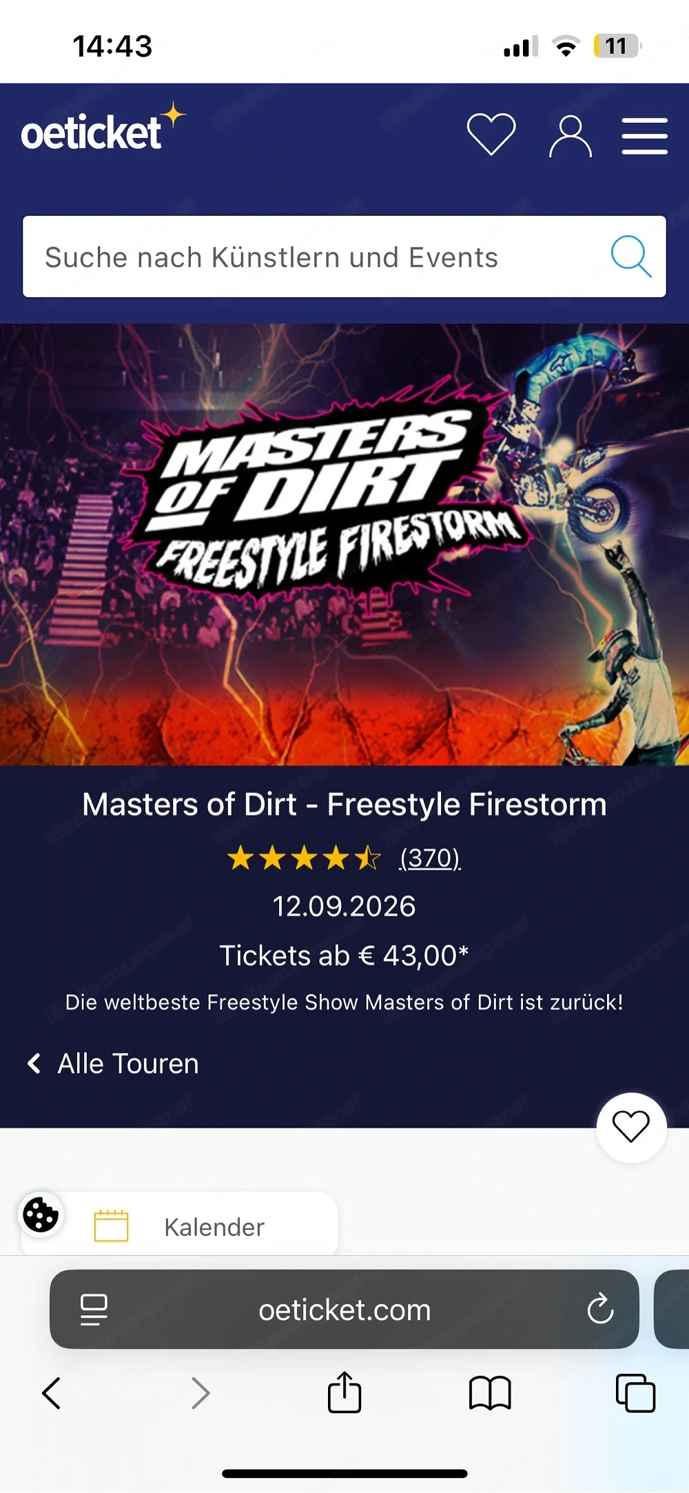 Master of Dirt Ticktes Bludenz