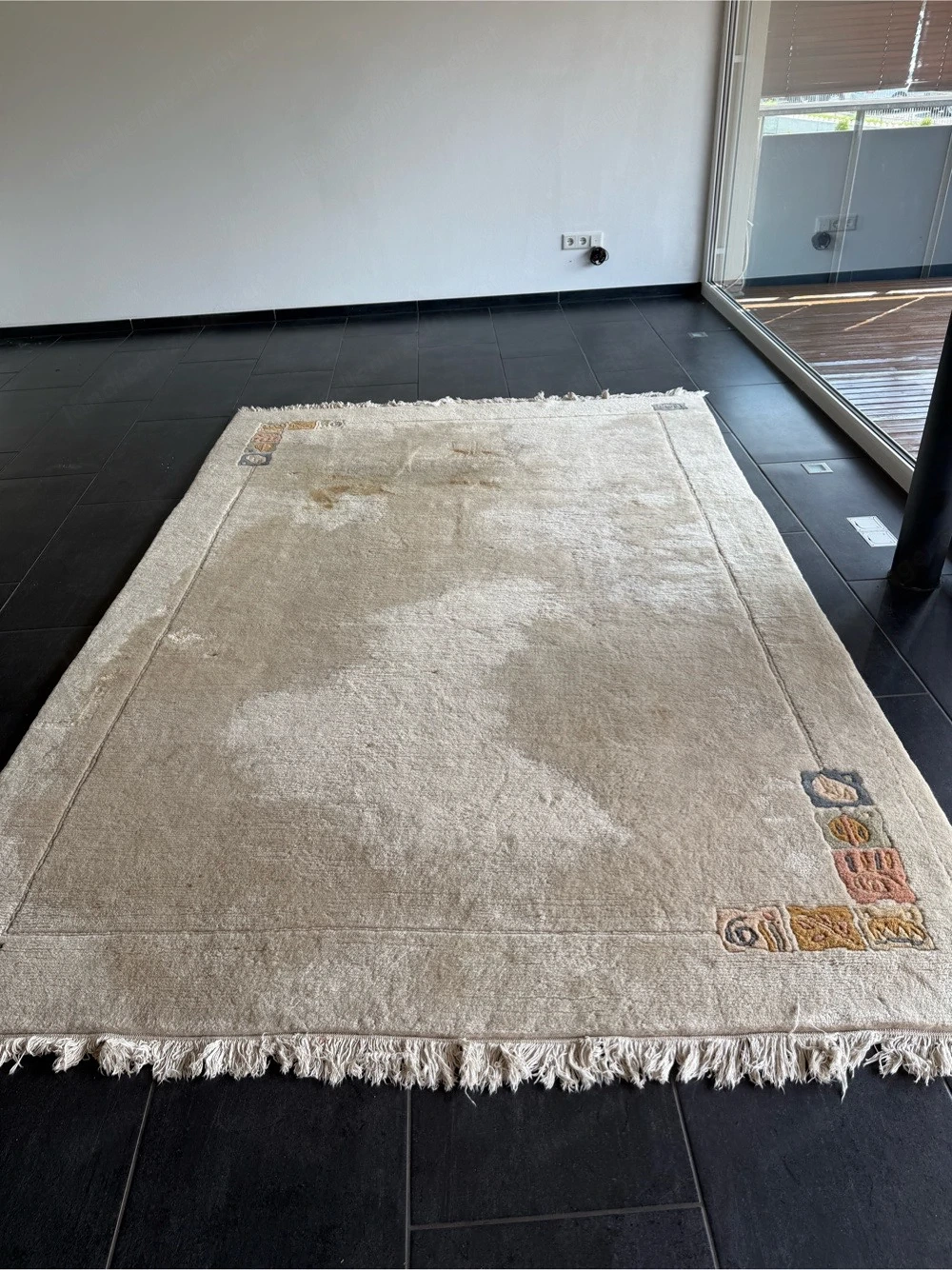 Teppich in beige