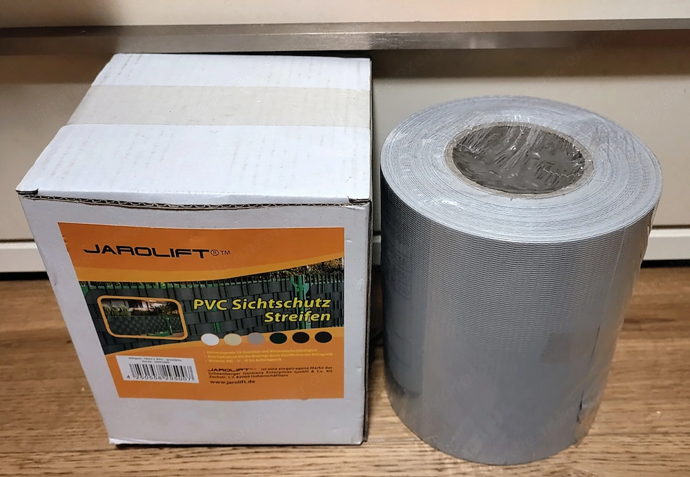 PVC Sichtschutzstreifen, grau