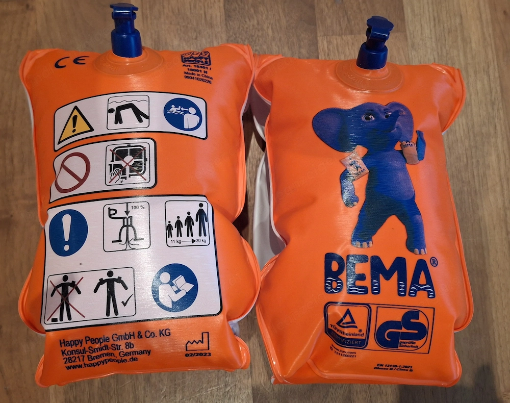 Schwimmflügel für Kinder mit 11 bis 30 kg