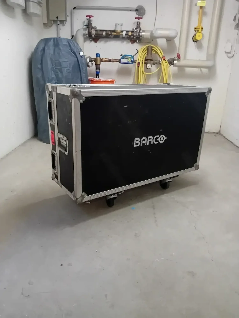Stabile Transportkiste 41x65x110 auf Rollen