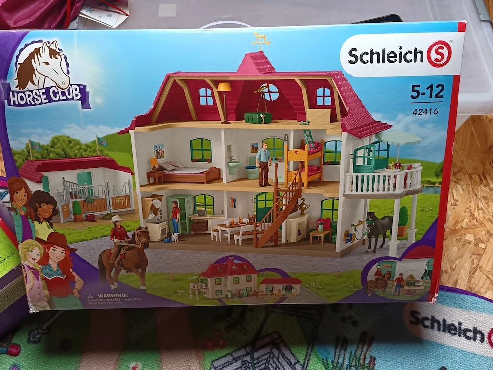 Schleich Set inkl Teppich und Zubehör 
